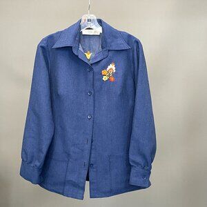 1970s Hand Embroidered Jacket by Helen Cerda